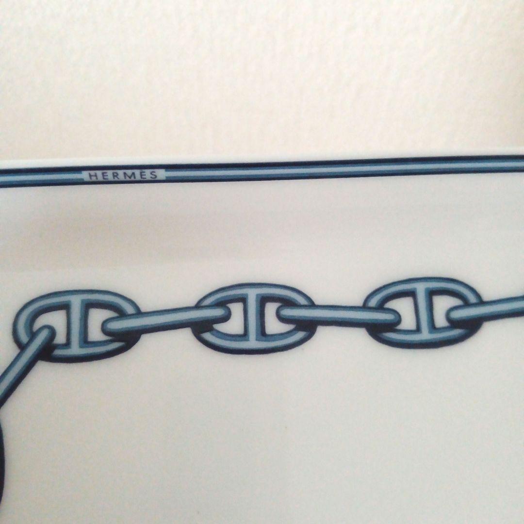 エルメス シェーヌダンクル チェーン 角皿 スクエアプレート