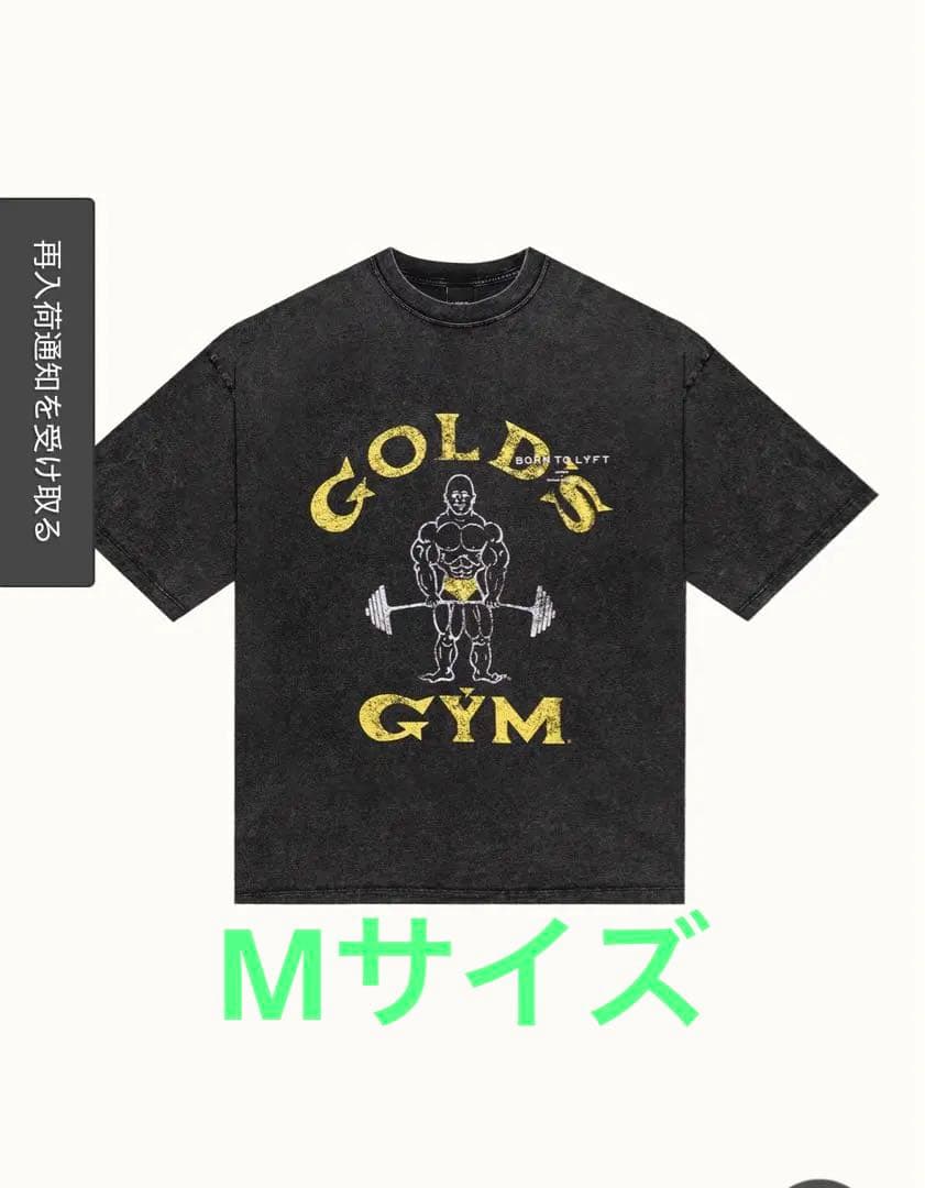 【即完売品】ゴールドジム lyft Tシャツ 黒 M