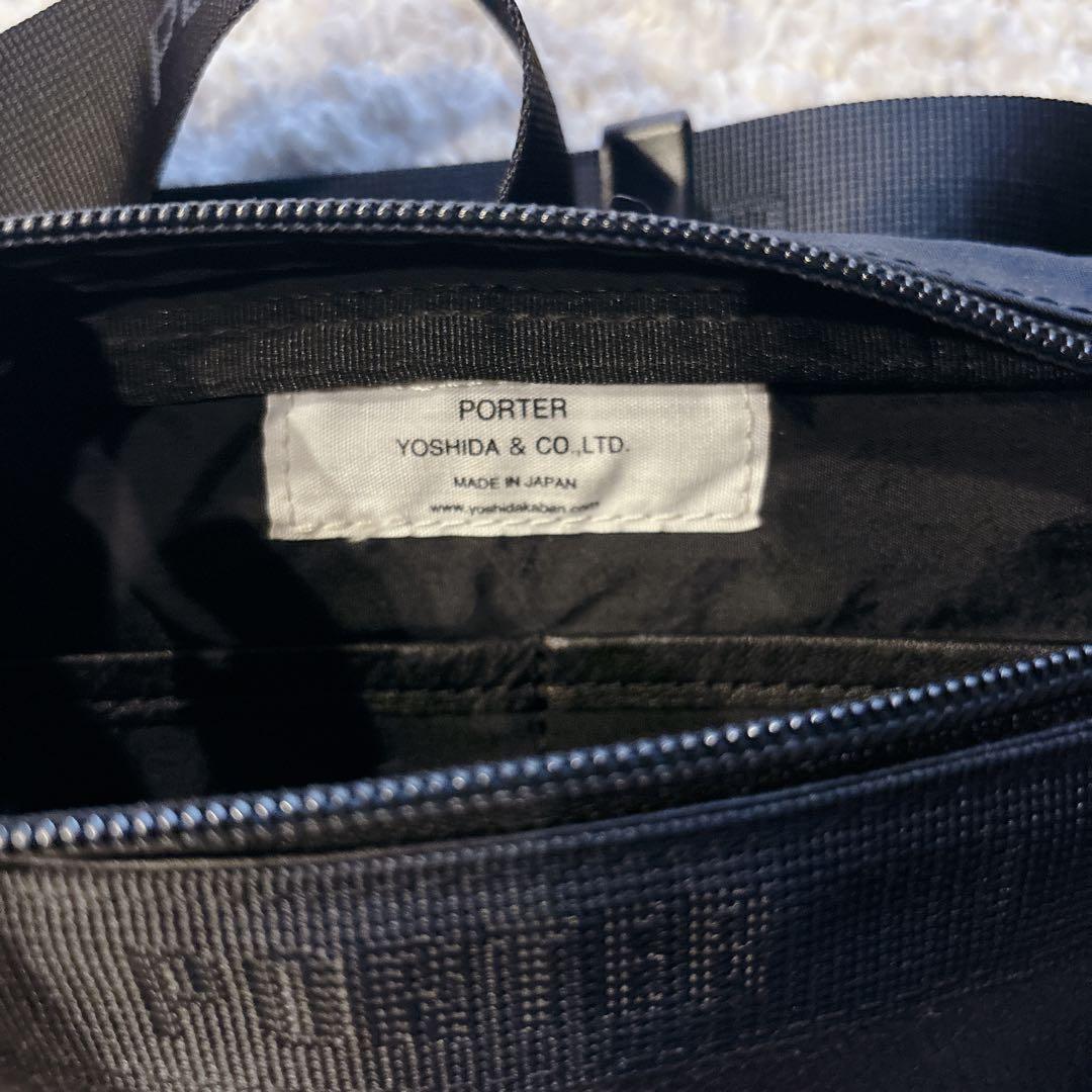 希少レア！廃番品PORTER RELAX ボディバッグ 本革 レザー×ナイロン