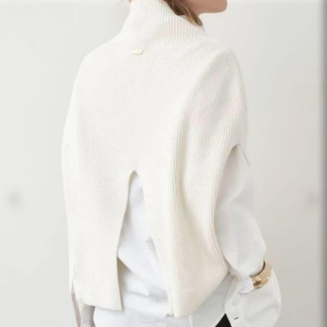 【Deuxieme Classe】 LEWES アゼ PONCHO ホワイト