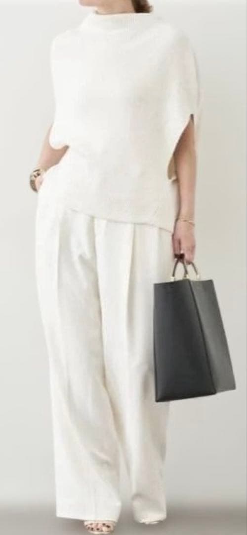 【Deuxieme Classe】 LEWES アゼ PONCHO ホワイト