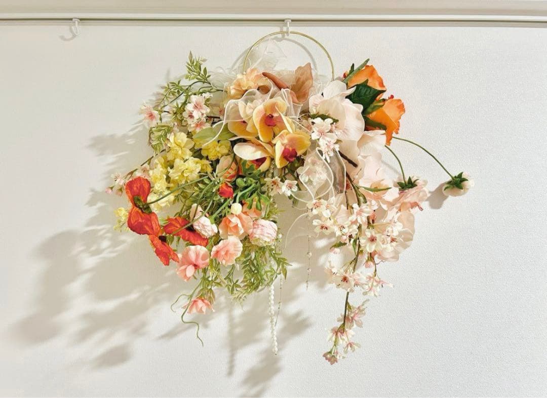 【専用】ウェディングブーケ　アーチ　ブートニア　セット