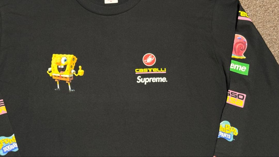 astroboy Supreme x スポンジボブ　長袖　XL