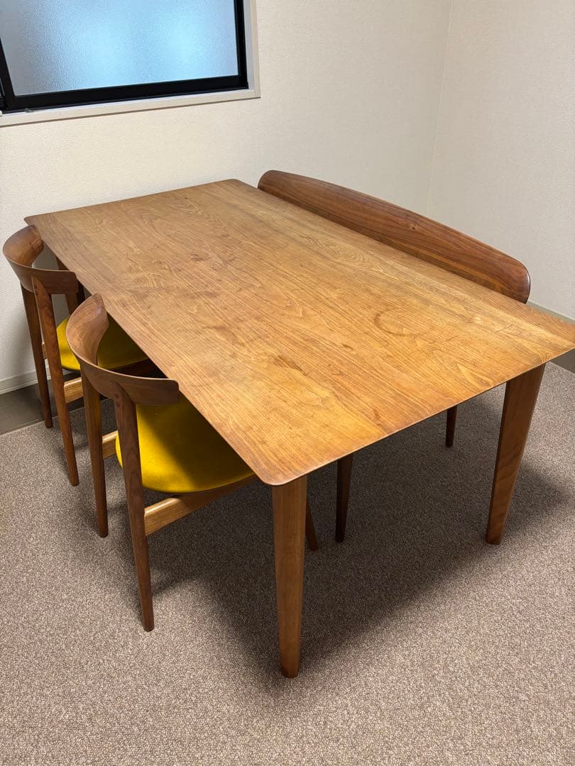 【引き取り限定•福岡】キタニ　ダイニングテーブルセット KTDT-L165