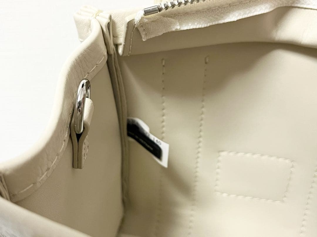 新品★マークジェイコブス ザ レザー クロスボディ ミニ トートバッグ ホワイト