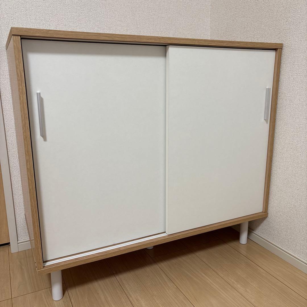 北欧風 リビングボード キャビネット