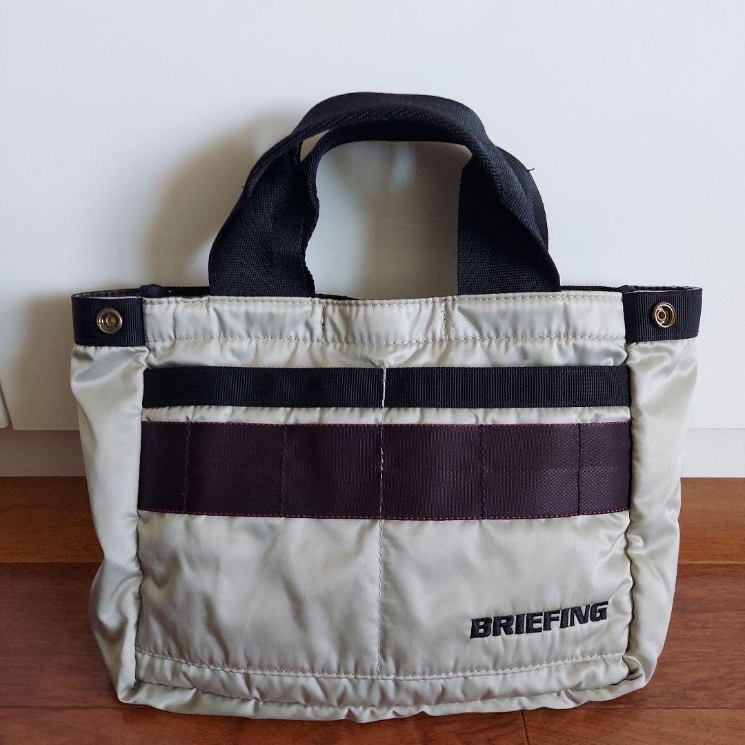 人気〈BRIEFING〉カートバッグ ブリーフィング ラウンドバッグ シルバー系