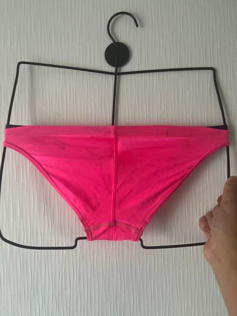 asics アシックスピンク 競泳用水着 競パン SS