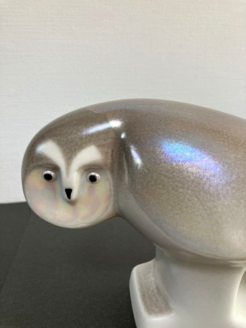 アラビア WWFのフクロウの置物 リルモア・マンネルヘイム ヴィンテージ