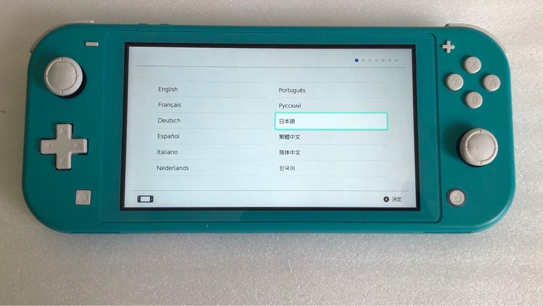 Nintendo Switch Lite ターコイズ。本体のみ初期化済。2000