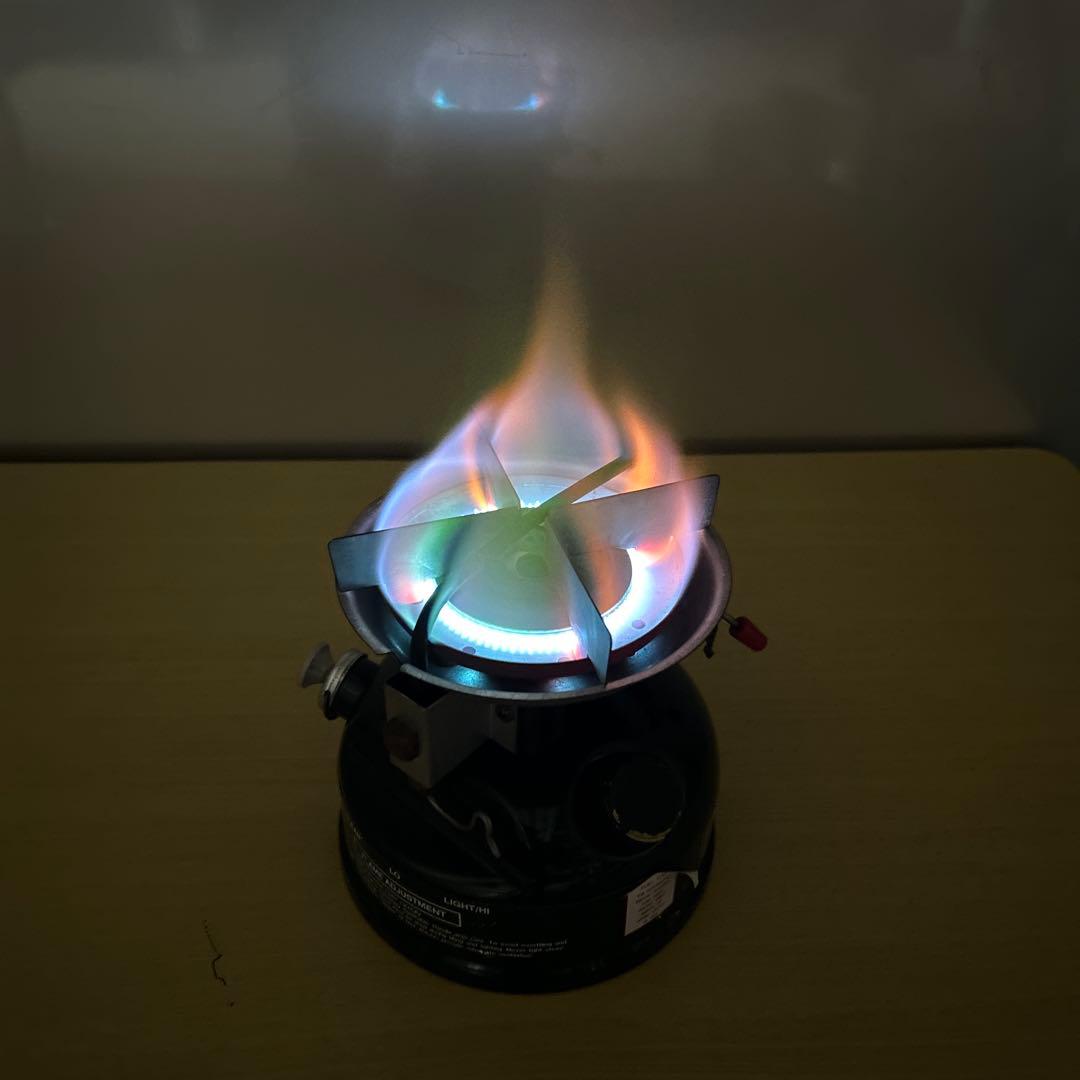 コールマン　508 2レバー　ストーブ　ツーレバー　シングルバーナー