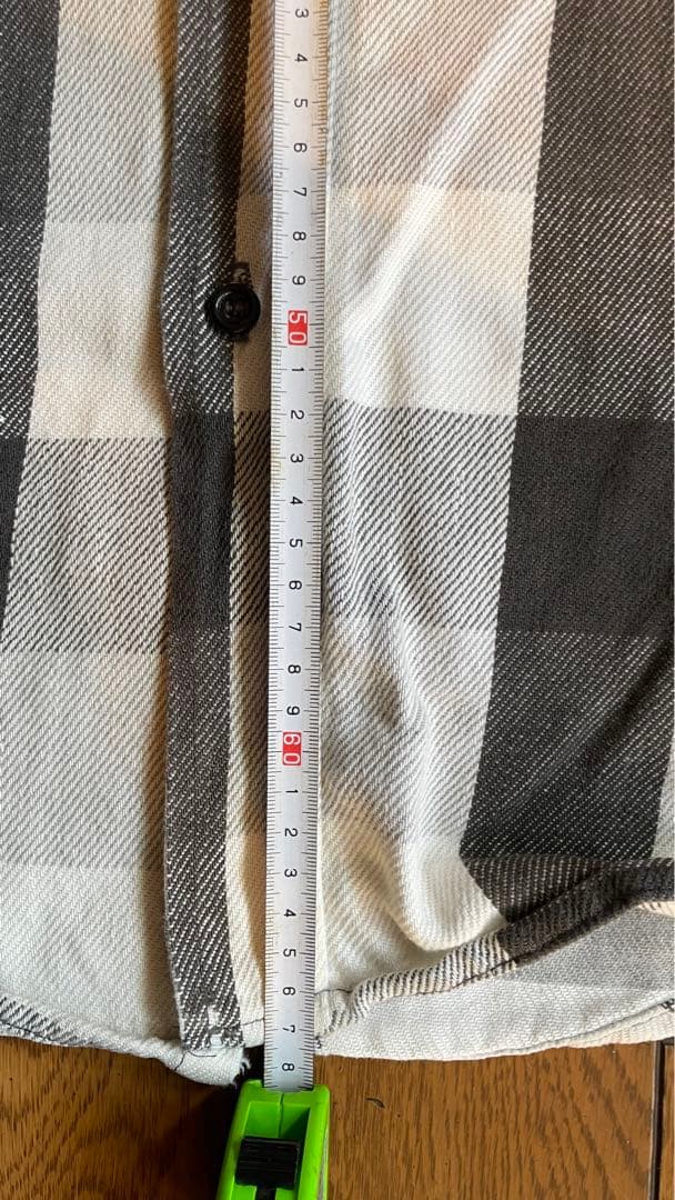 70's〜 FIVE BROTHER ファイブブラザー 白黒チェック ネルシャツ