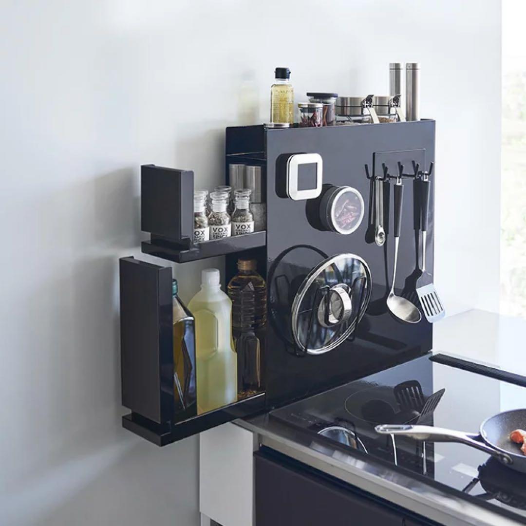 【本日発送可】去年購入／山崎実業TOWER調味料ラック2段／おまけクレラップ入り