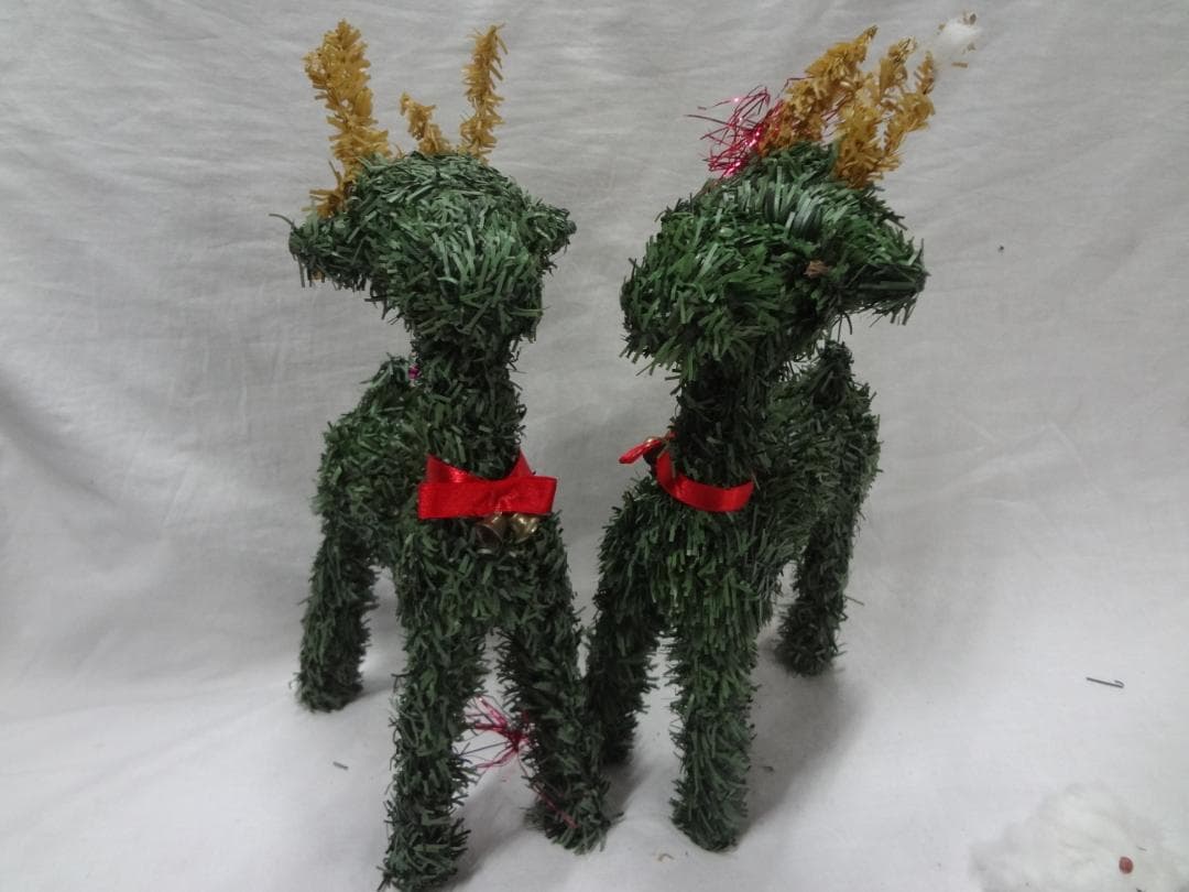 クリスマス    　 トナカイオブジェ２個