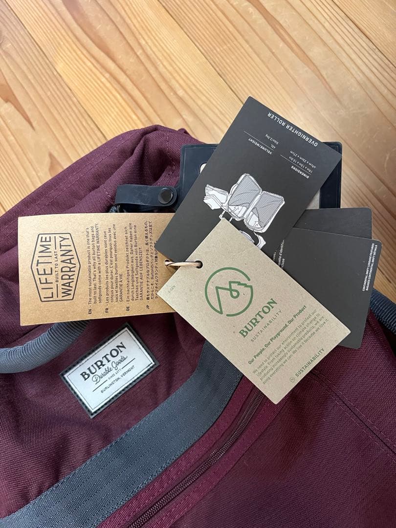 新品未使用品　BURTON バートン　キャリーバッグ 約40L