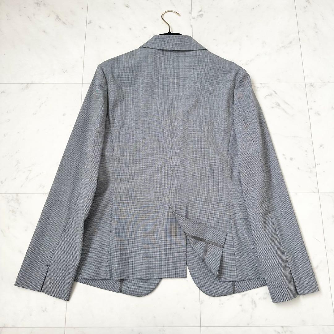 極美品✨NEW YOKER ニューヨーカー　パンツスーツ　スーツ　千鳥柄　L