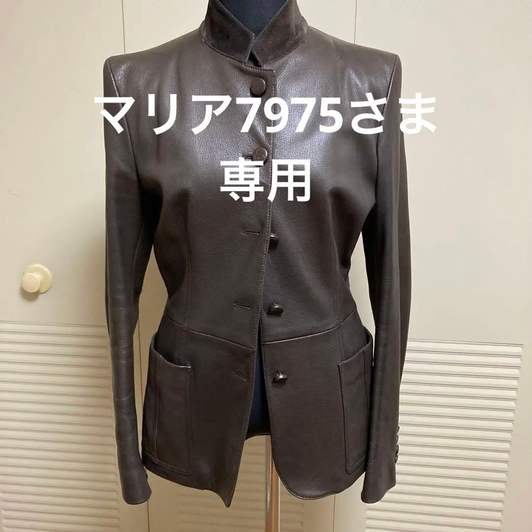 BALLYバリー レザージャケット ダークブラウン