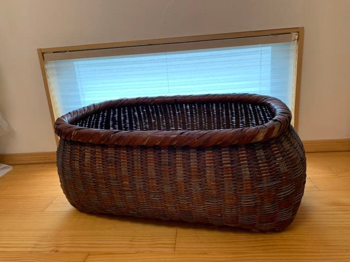 アンティーク　レトロ　骨董　カゴ