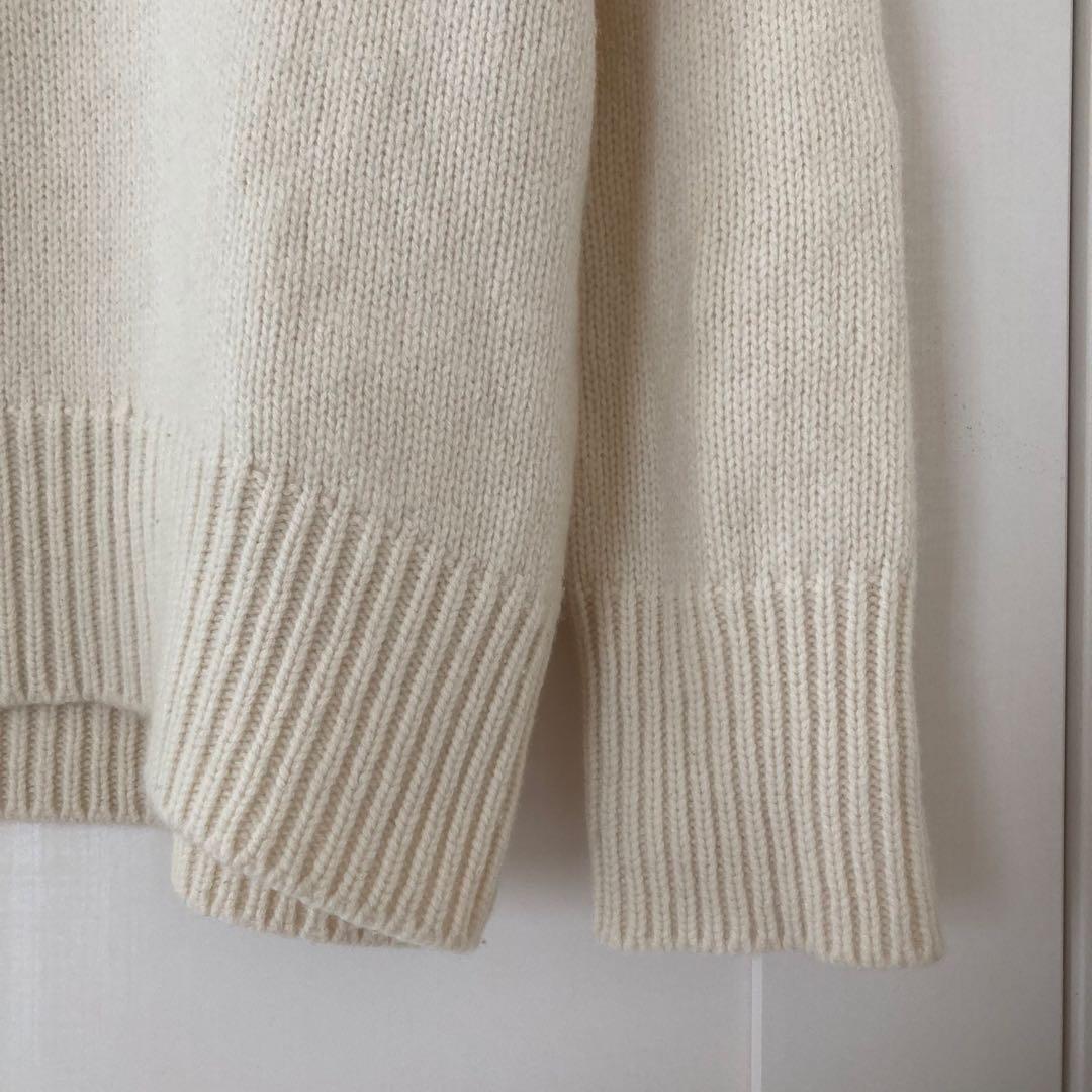 ギャルリーヴィー GALERIE VIE ファインウール ハイネックプルオーバー