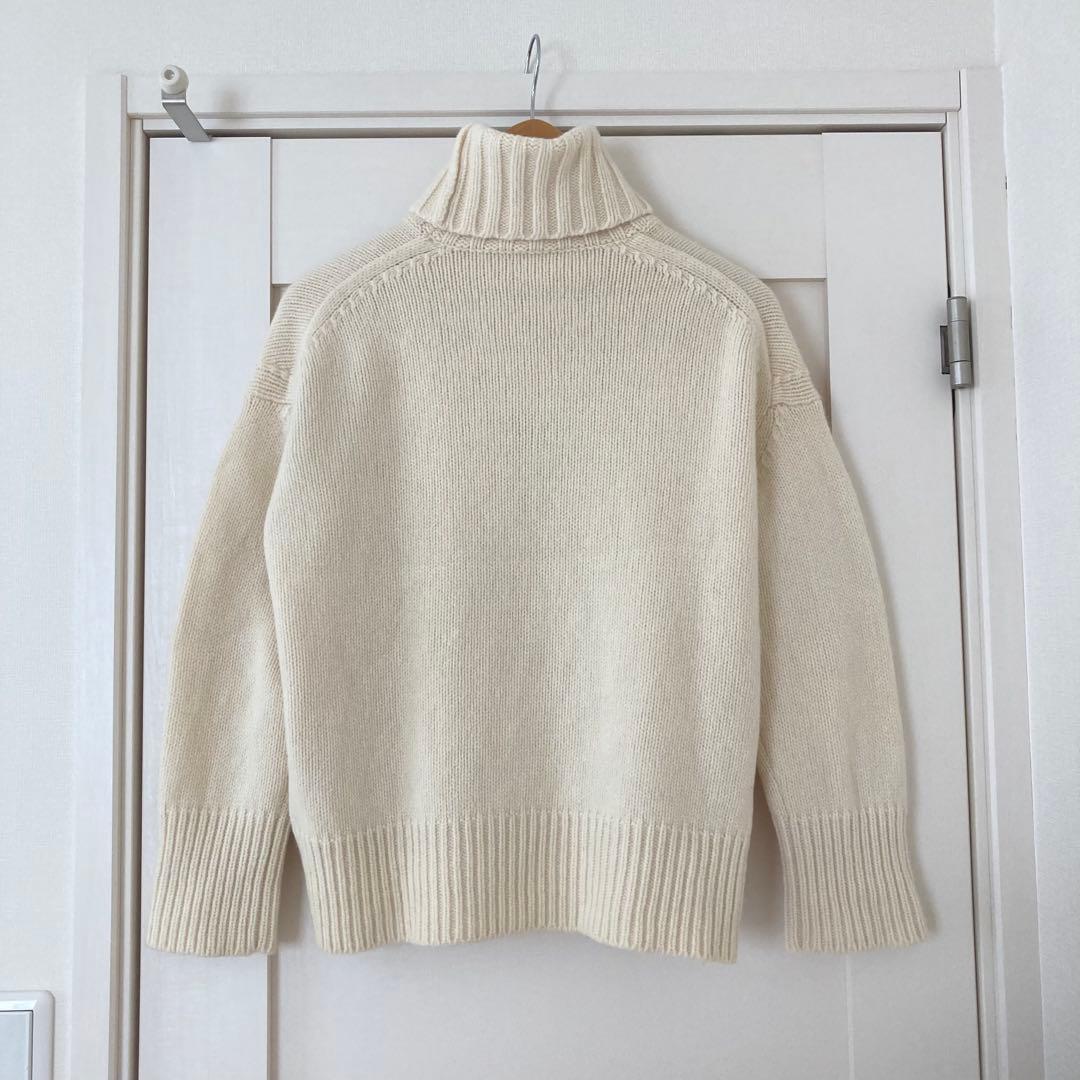 ギャルリーヴィー GALERIE VIE ファインウール ハイネックプルオーバー