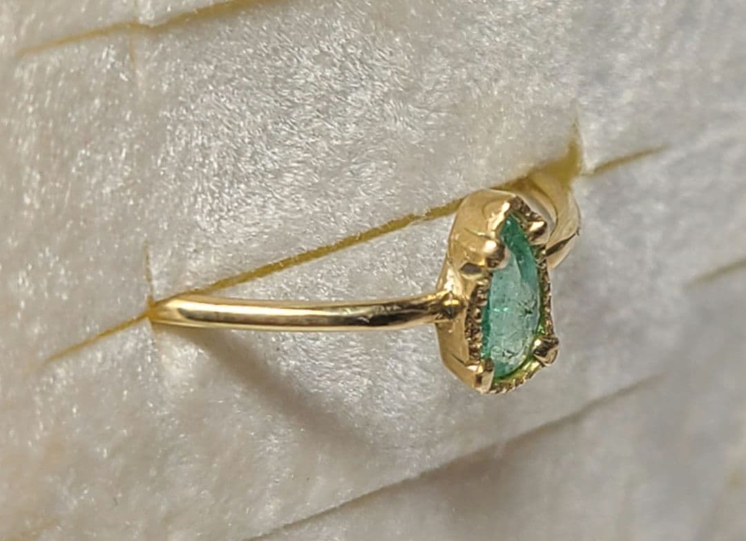 ringo★ブラジル産バターリャパライバトルマリン★リングオーダー