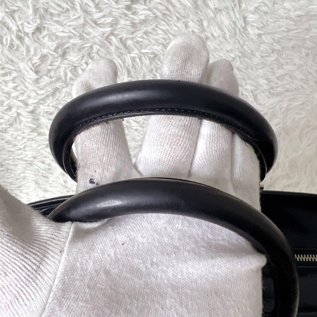 COACH メトロポリタン レザー トートバッグ ブラック チャーム付　ビジネス