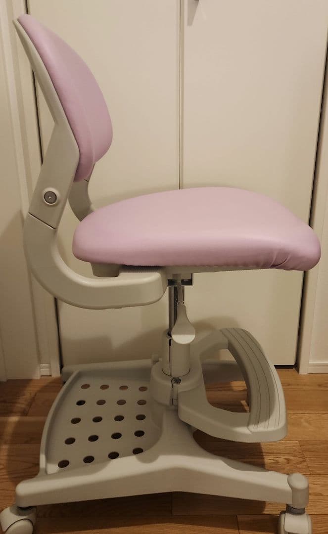 コイズミ　ハイブリッドチェア　パープル　椅子　子供イス　イス　デスクチェア