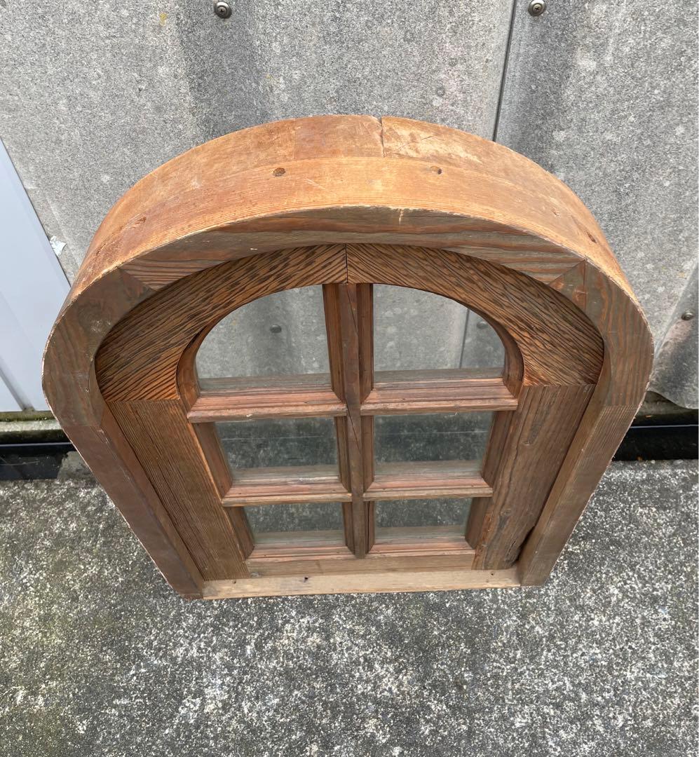 アンティーク/フランス/古材/窓枠/窓/アーチ窓/店舗什器/①