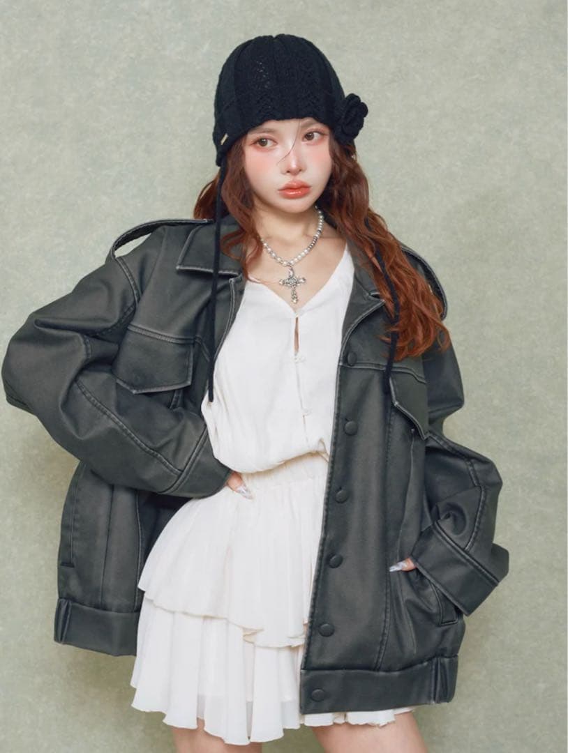 ハートシェイカーレザージャケット