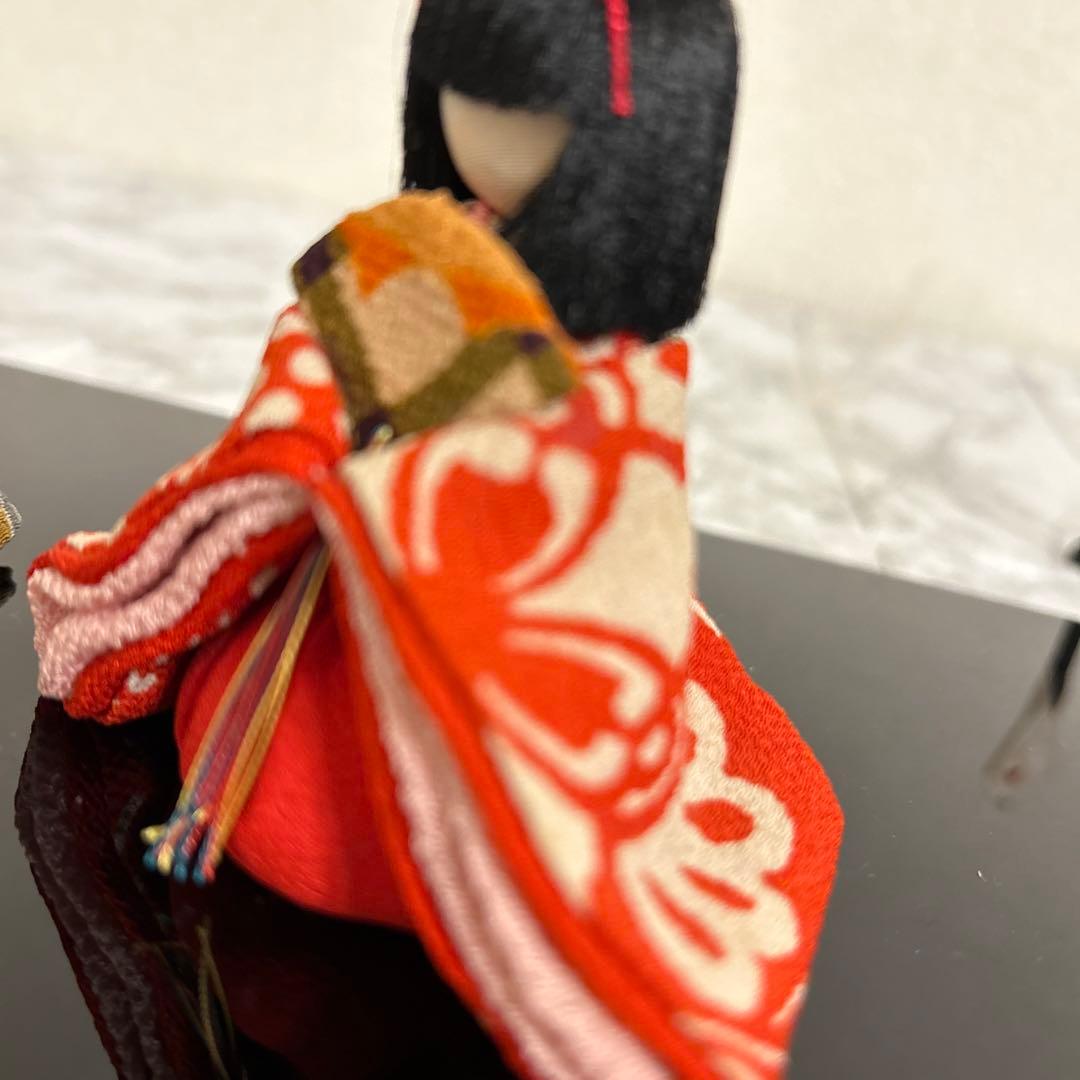 お雛様（小さな雛人形）　古布　雛祭り　節句