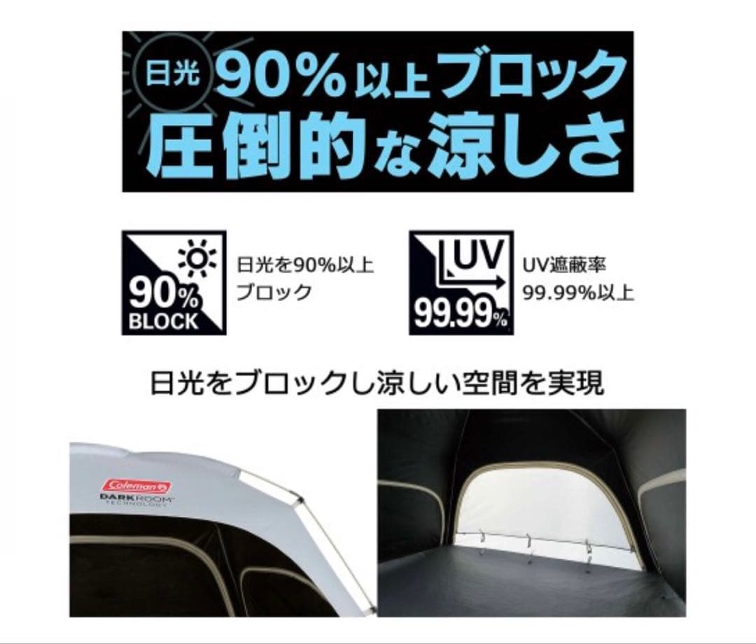 新品未使用★破格★コールマンCOLEMAN スクリーンＩＧシェード＋サンシェード