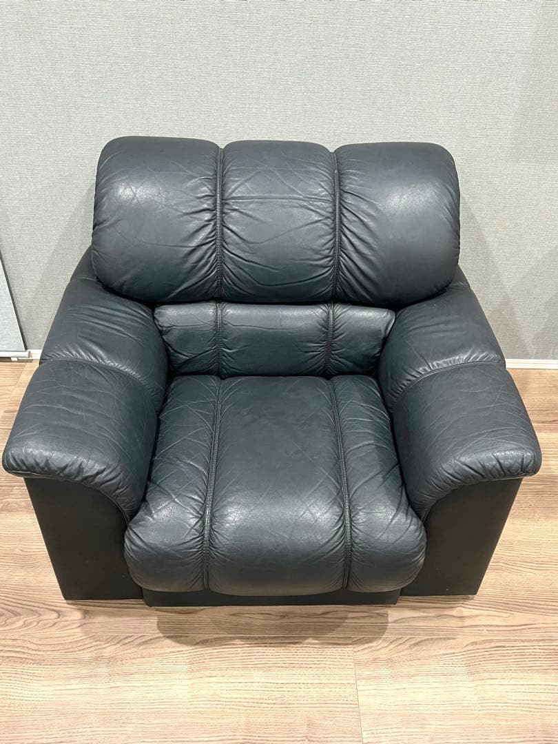 maruni マルニ 本革 1人掛けソファ 高級レザー 応接・書斎