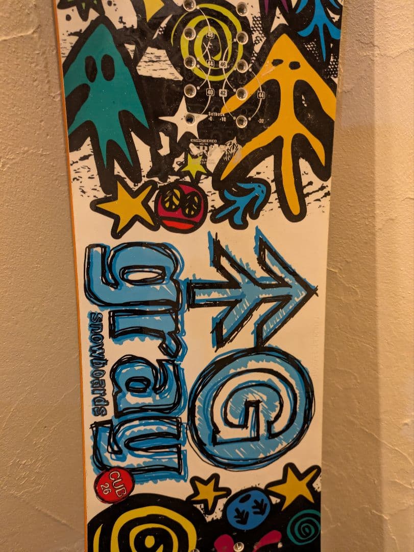 キッズ　スノーボードセット　GRAY BURTON 125cm