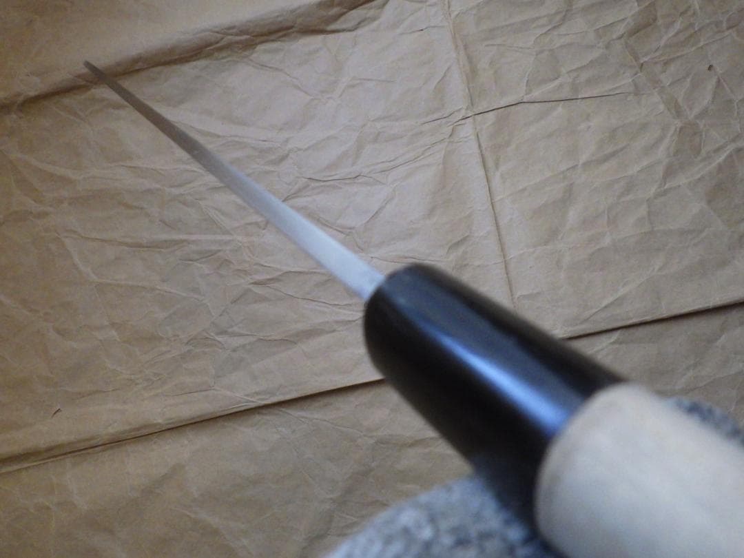 日本橋・木屋/柳刃刺身包丁/研ぎ済み★希少㊧利き用★