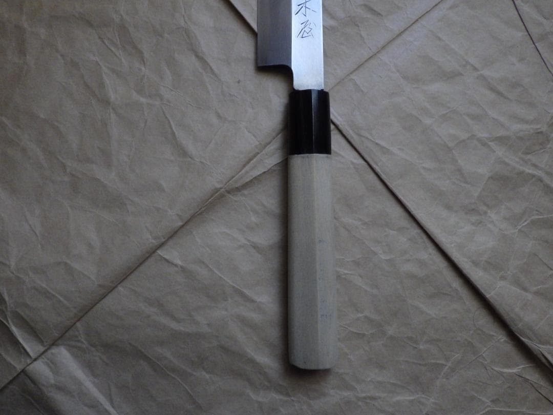 日本橋・木屋/柳刃刺身包丁/研ぎ済み★希少㊧利き用★