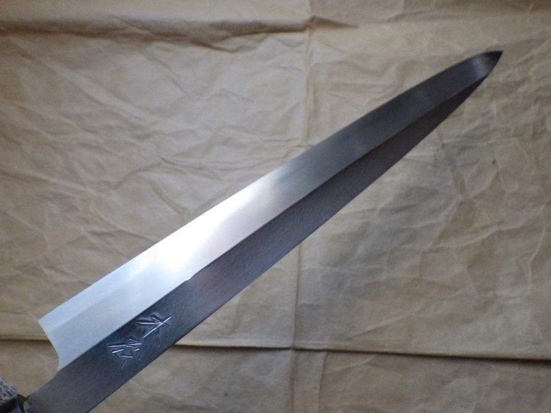 日本橋・木屋/柳刃刺身包丁/研ぎ済み★希少㊧利き用★