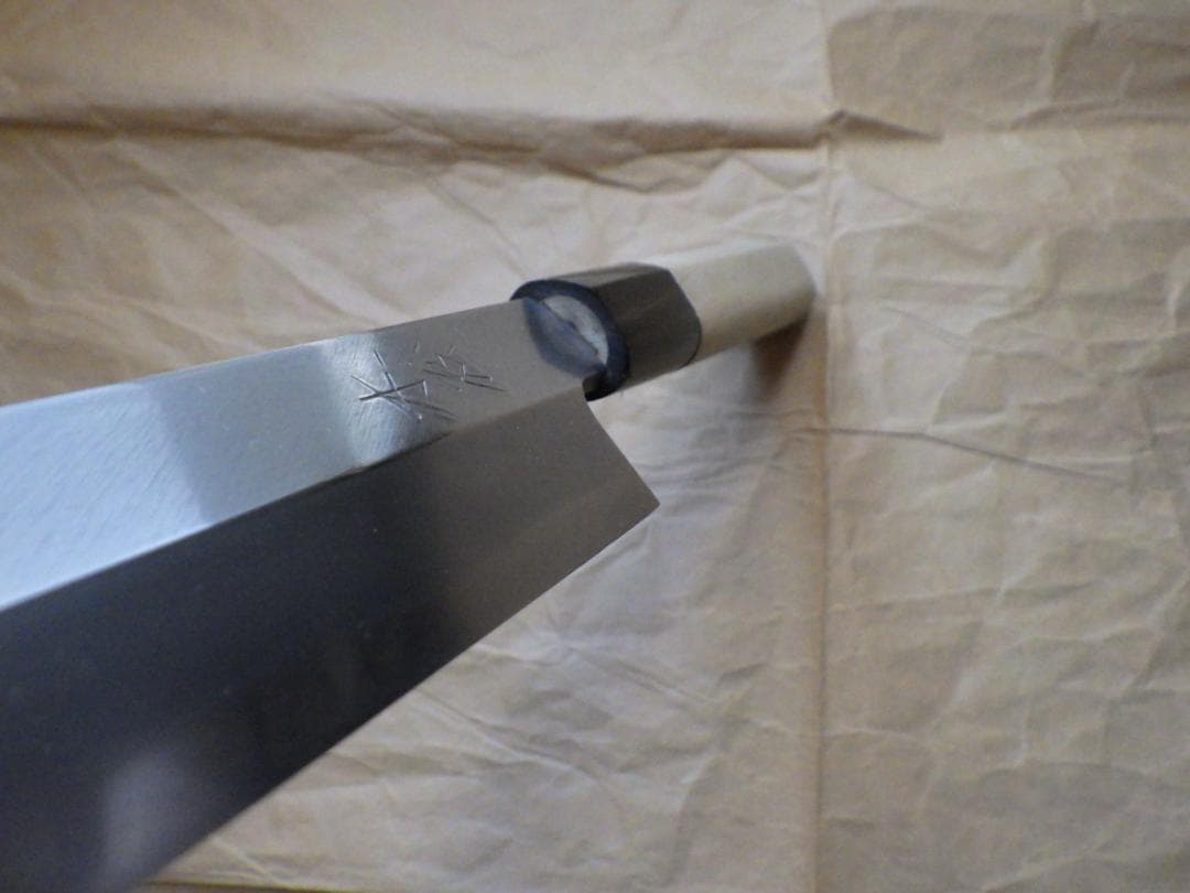 日本橋・木屋/柳刃刺身包丁/研ぎ済み★希少㊧利き用★