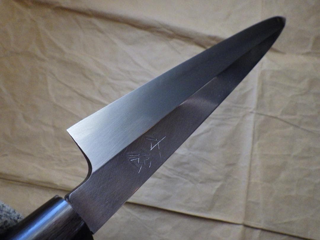 日本橋・木屋/柳刃刺身包丁/研ぎ済み★希少㊧利き用★