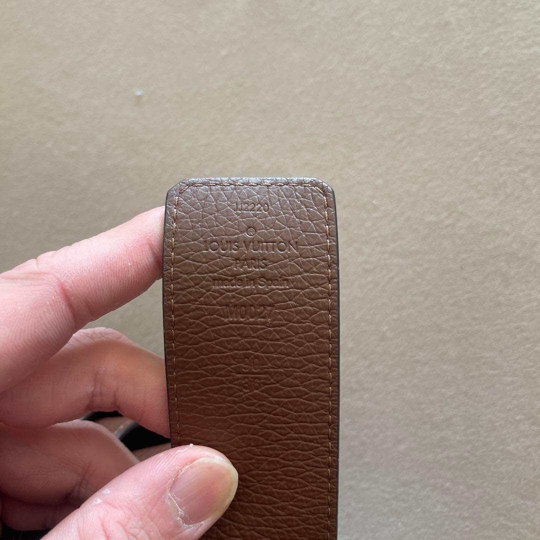 Louis Vuitton ブラウンレザーベルト