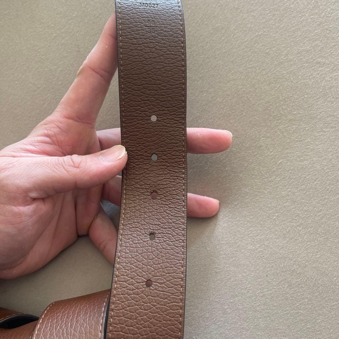 Louis Vuitton ブラウンレザーベルト