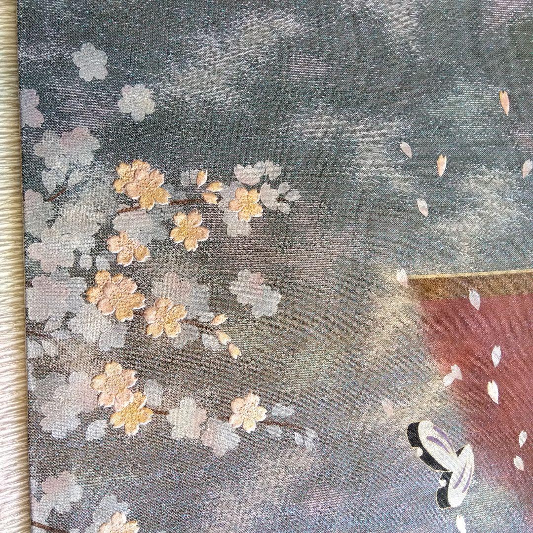 半額以下値下げ　袋帯　桜　月　秀水苑