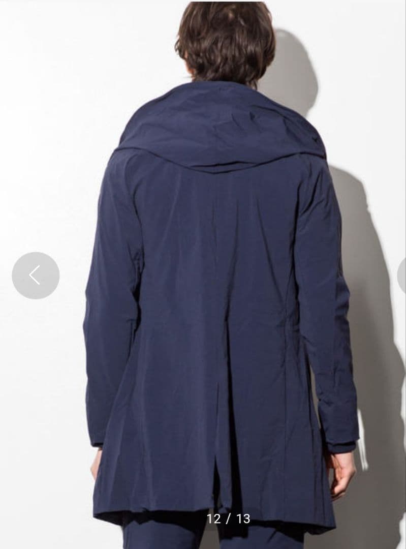 1PIU1UGUALE3 RELAX　4WAYストレッチフラップコート　Mサイズ