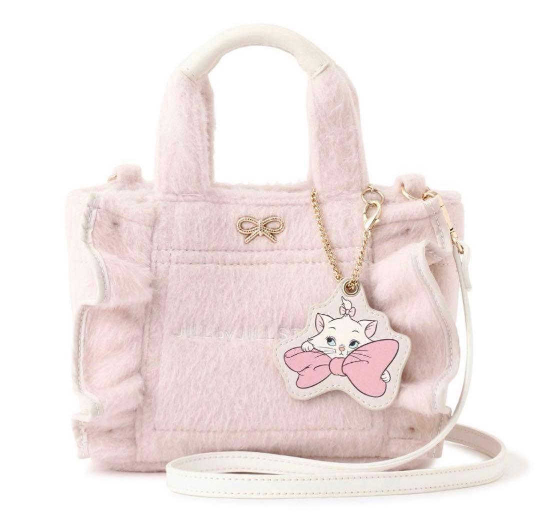 新品JILLSTUART Disney/Marie ミニフリルトートバッグ