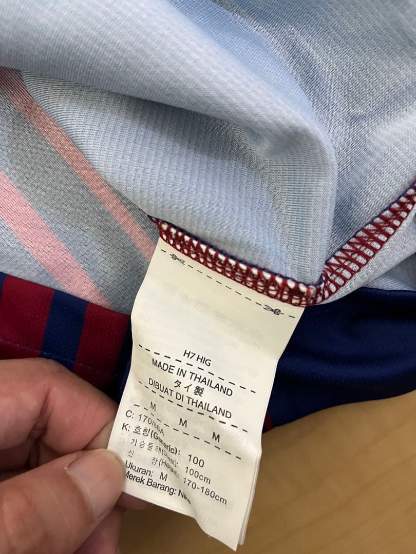 2017年　バルセロナ　リオネルメッシ　サイズM