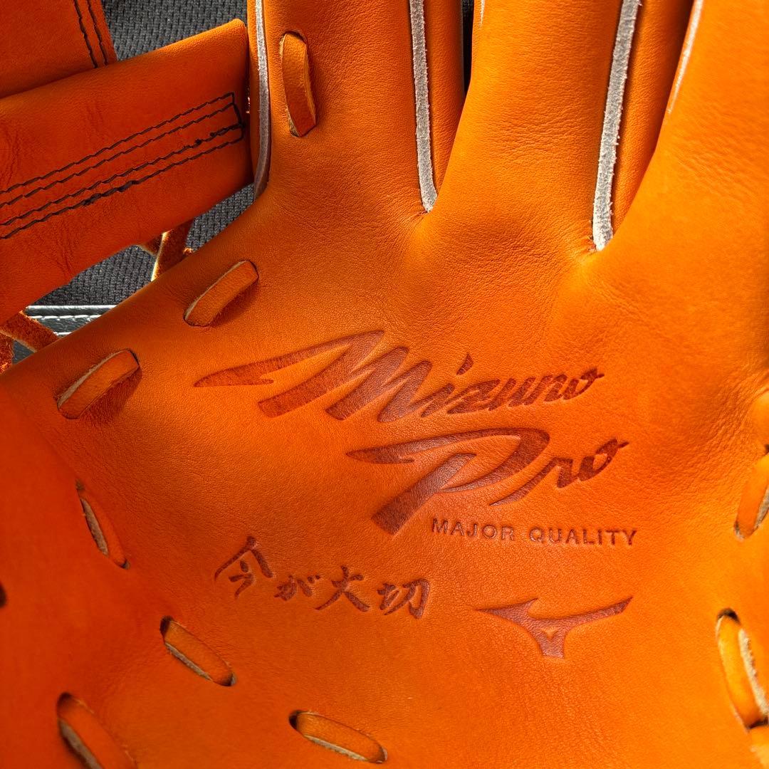 週末限定値下　ミズノプロ　硬式用グラブ　内野手　グローブ　HAGA JAPAN