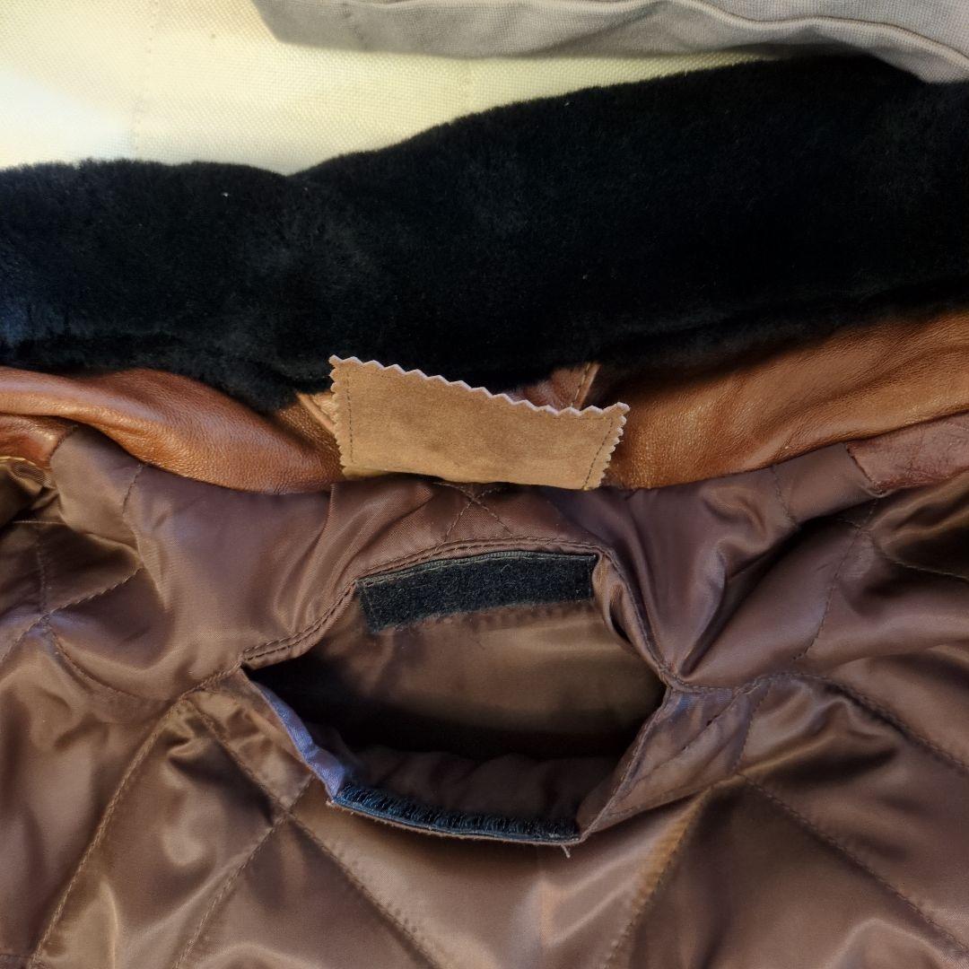 DEGNER CLASSIC BRAND ブラウンレザーライダースジャケット