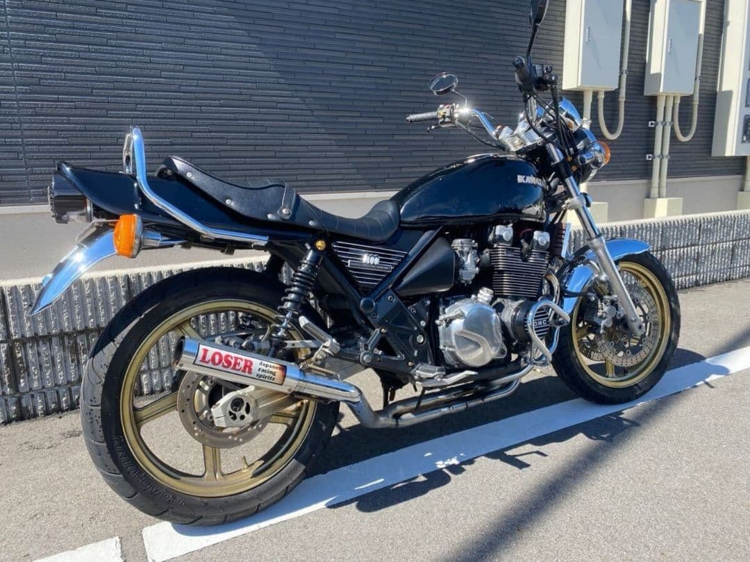 ゼファー400 マーシャル／メッキフェンダーセット