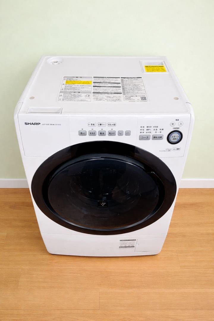 SHARP ドラム式洗濯機 ES-S7E-WL 7.0/3.5kg 2020年製