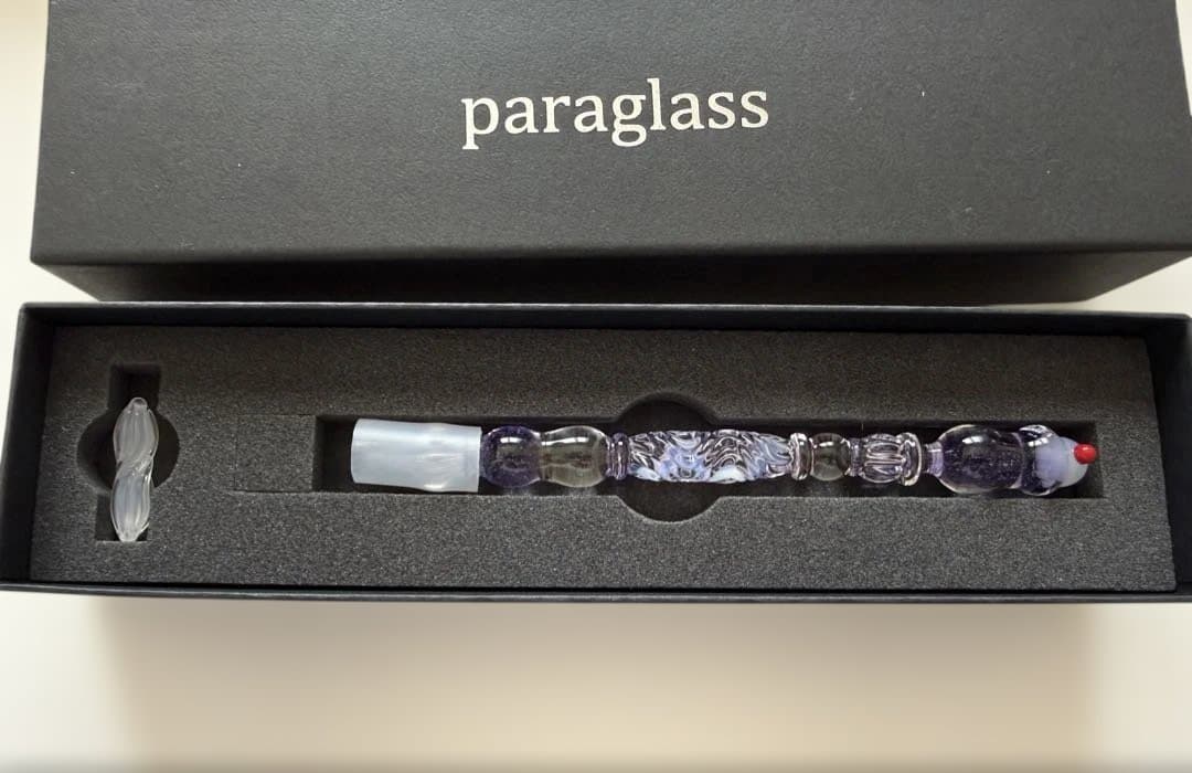 paraglass 恋するガラスペン　クリームソーダ2　パープル