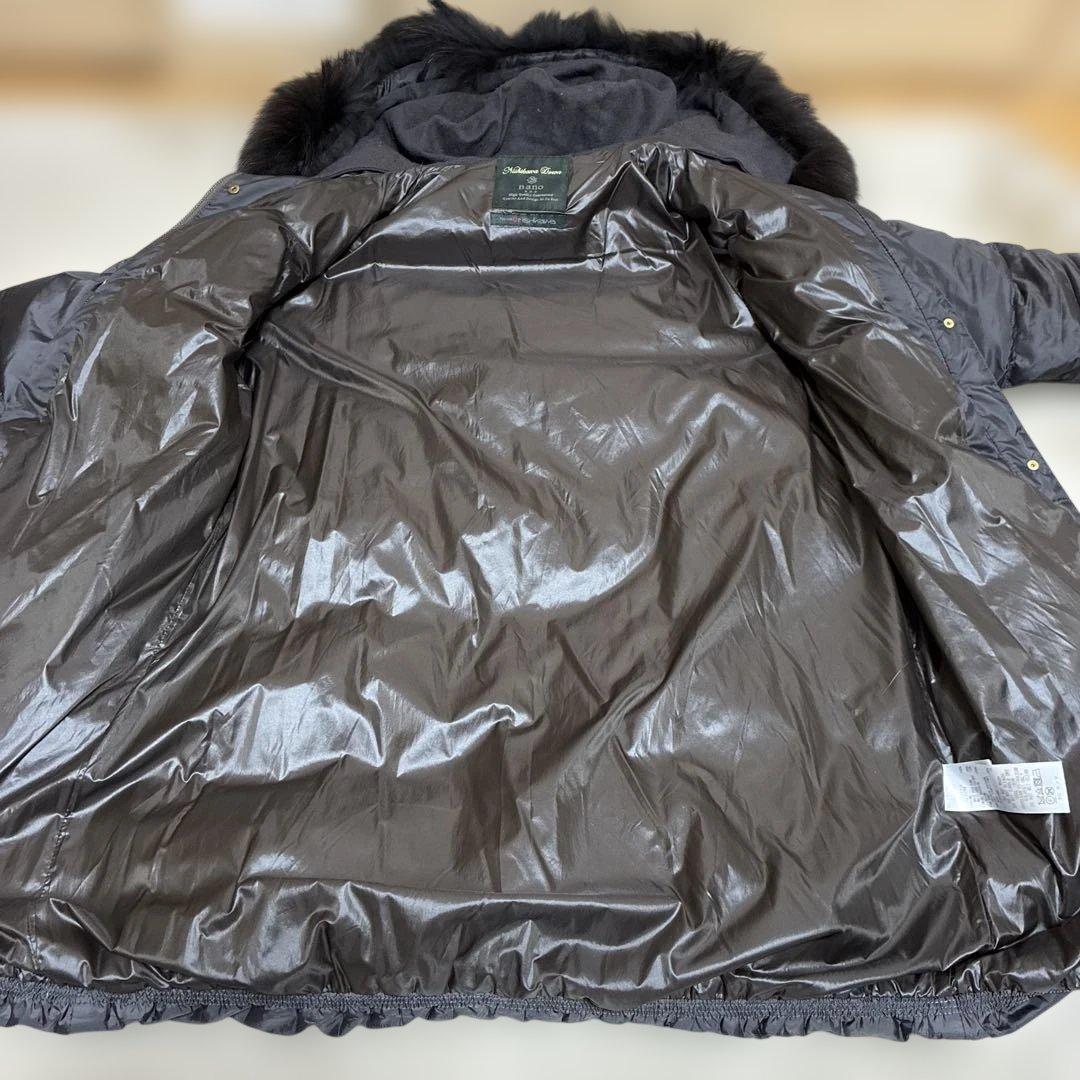 ✴︎har8t 様✴︎nano universe西川ダウン40ブラウンダウンジャケッ